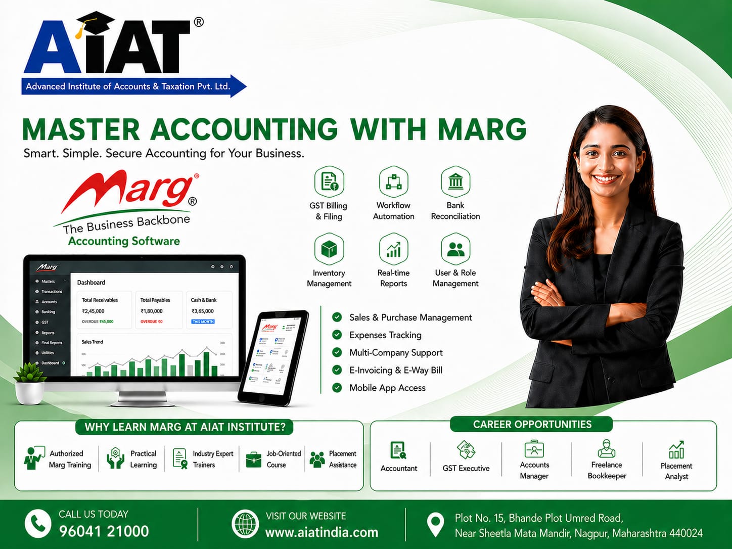 Master Accounting with Marg – Build a Job-Ready Skill with AIAT Institute